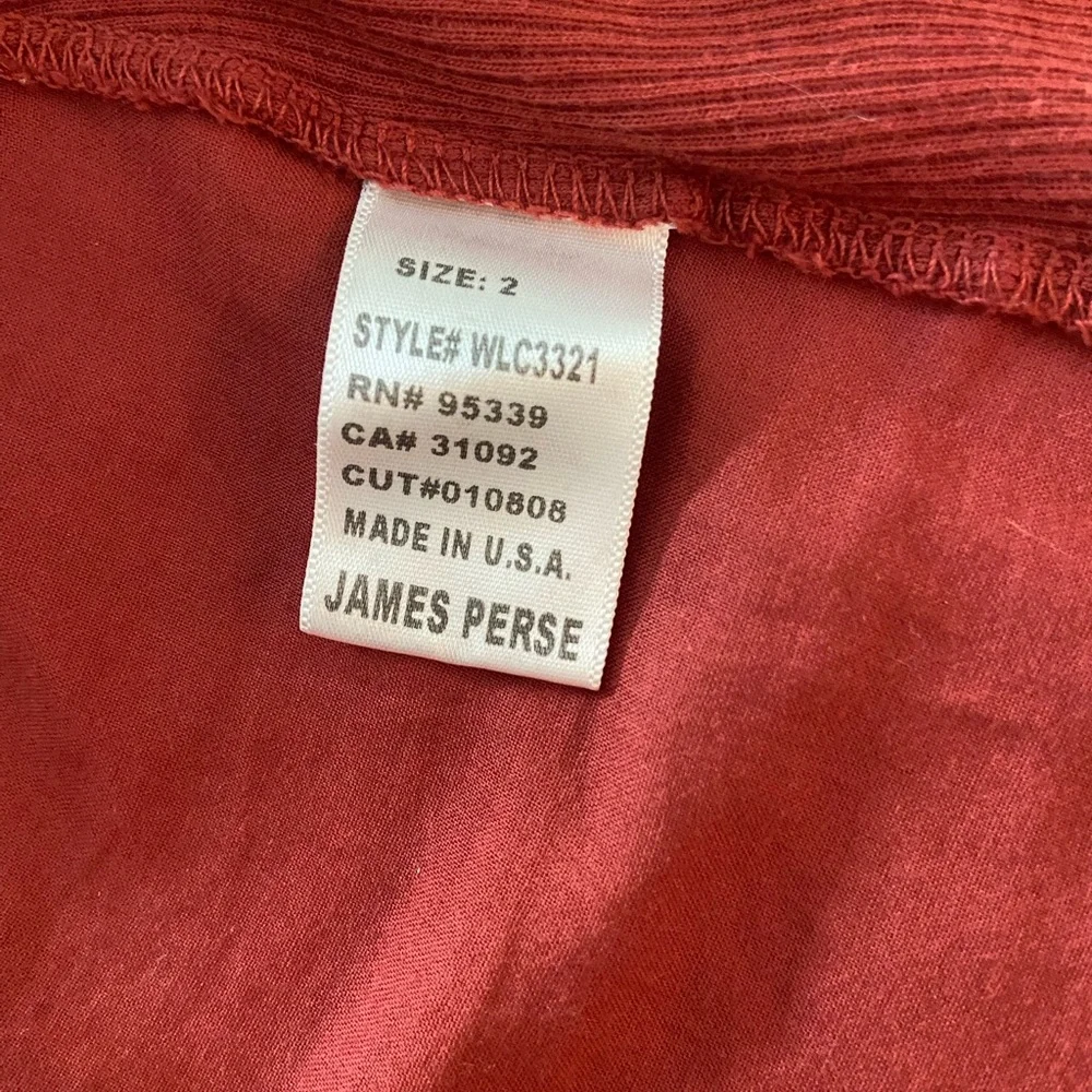 James Perse Terracotta Shirt - Picture 4 of 4